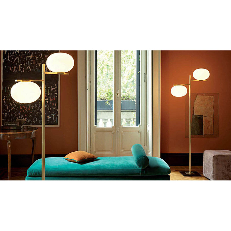 Alba 2 Light Floor Lamp by Oluce Additional Image - 1