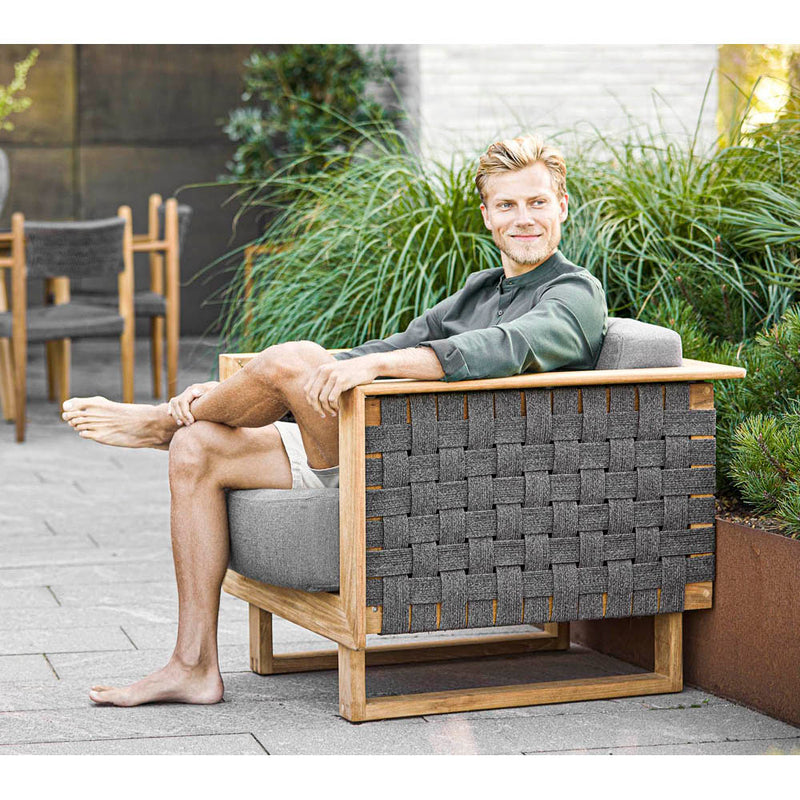Angle Lounge Chair by Cane-line Additional Image - 5