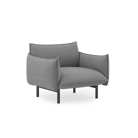 Ark Armchair Black Steel Canvas by Normann Copenhagen