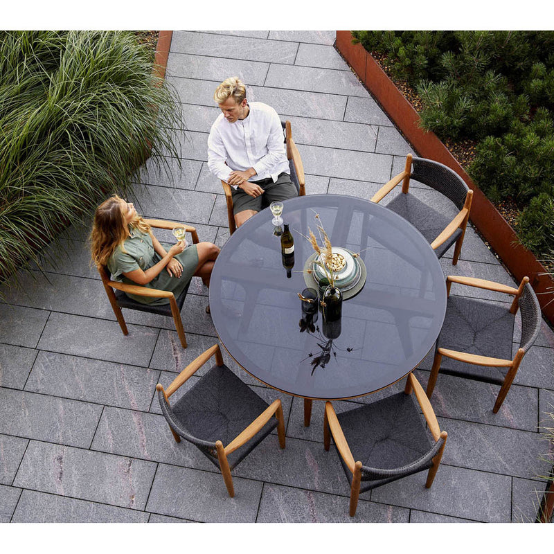 Aspect Dining Table, Diameter 56.69 Inch by Cane-line Additional Image - 7