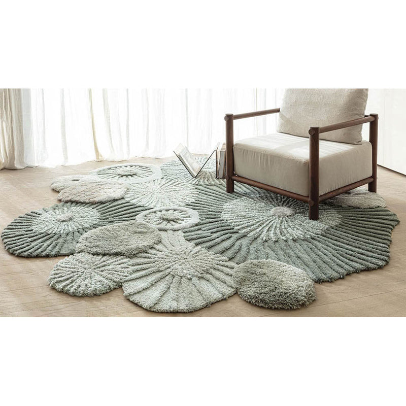 Atoll Round Rug by Limited Edition