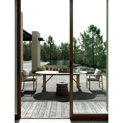 Quick Ship Ayana Outdoor Dining Table by B&B Italia Outdoor