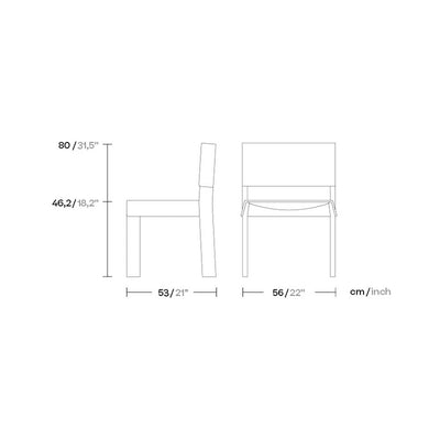 Band Dining Chair Teak By Kettal Additional Image - 1