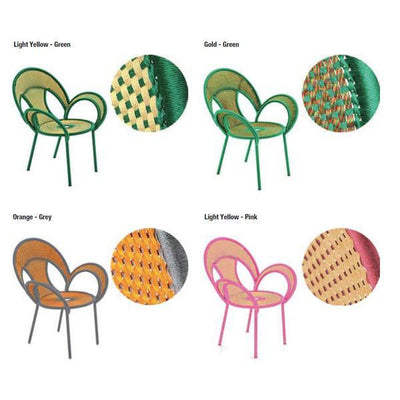 Banjooli Outdoor Dining Chair by Moroso