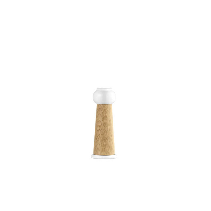 Barrel Salt Mill Small White by Normann Copenhagen