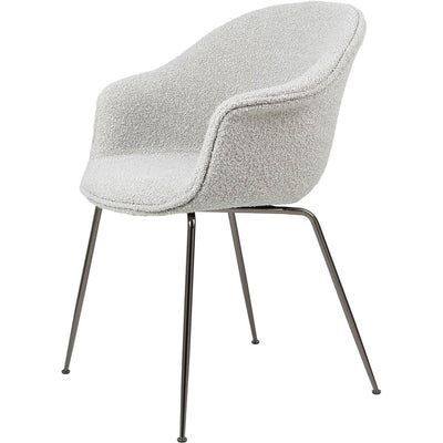 Bat Dining Chair Fully Upholstered, Conic Base by Gubi