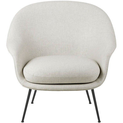 Bat Lounge Chair Fully Upholstered, Low Back, Conic Base by Gubi