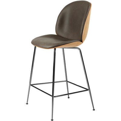 Beetle Counter Chair 3D Veneer - Front Upholstered by Gubi