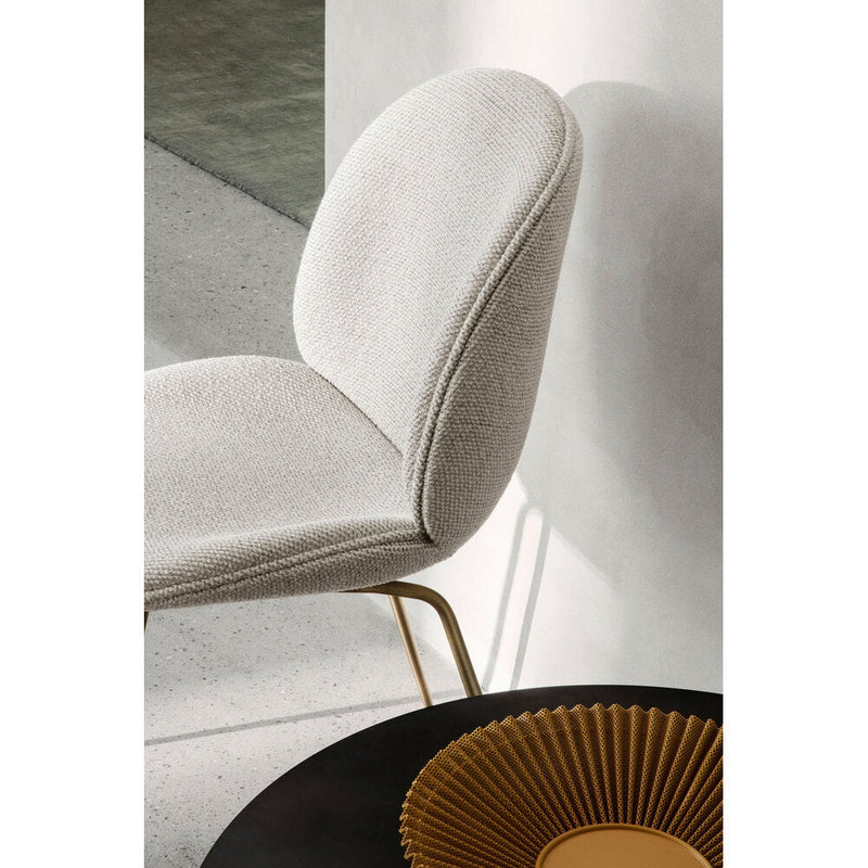Beetle Dining Chair Fully Upholstered, Conic Base by Gubi