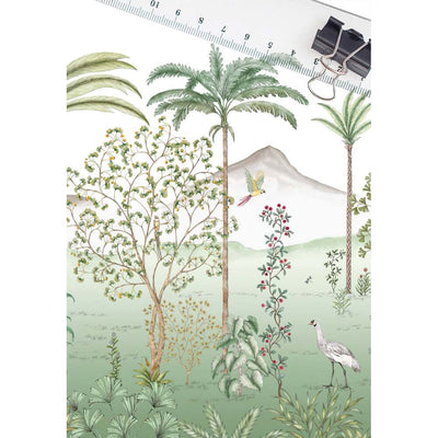 Bespoke Bird Garden Wallpaper by Isidore Leroy