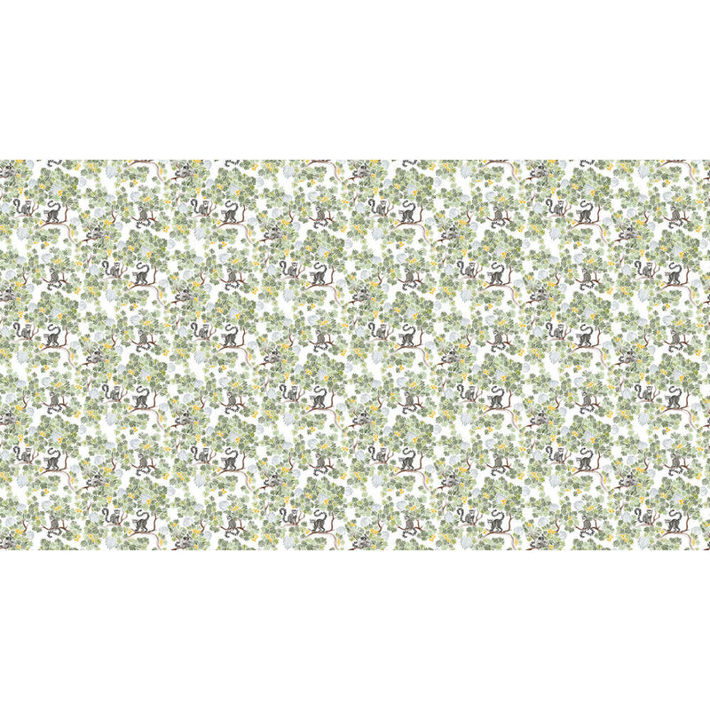 Bespoke Lemurs Wallpaper by Isidore Leroy - Additional Image - 12