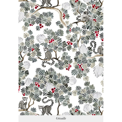 Bespoke Lemurs Wallpaper by Isidore Leroy - Additional Image - 6