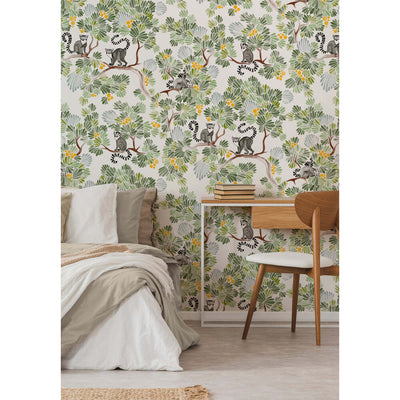 Bespoke Lemurs Wallpaper by Isidore Leroy - Additional Image - 9