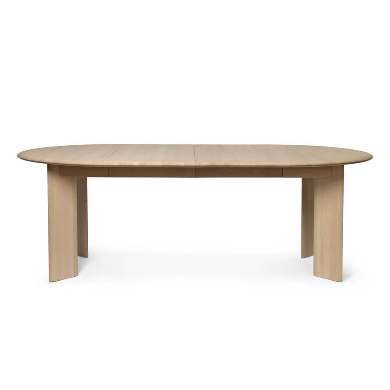 Bevel Table - Extendable x 2 White Oiled Beech by Ferm Living
