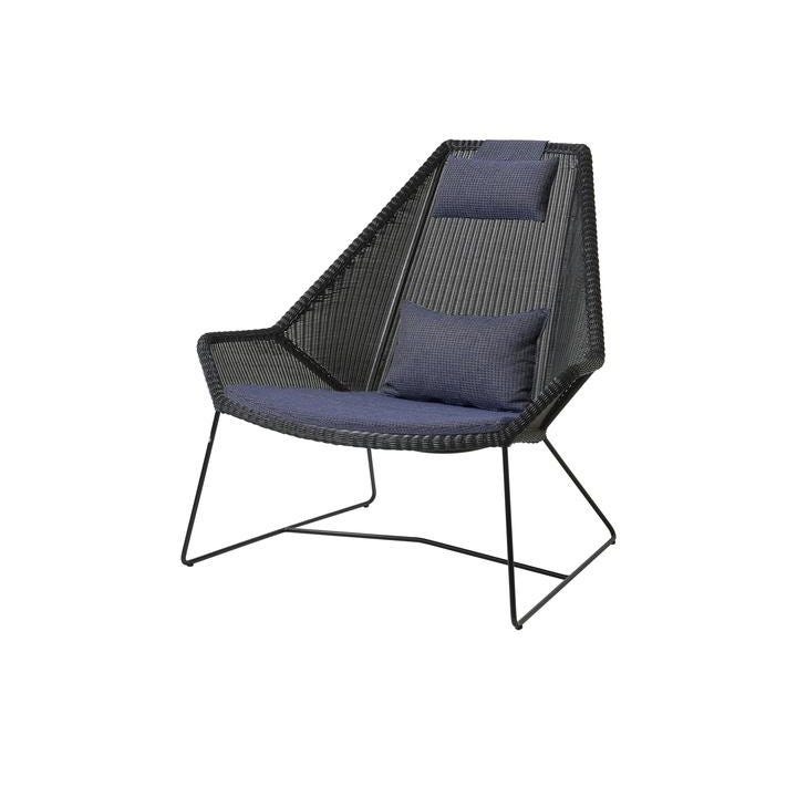 Breeze Highback Outdoor Lounge Chair by Cane-line