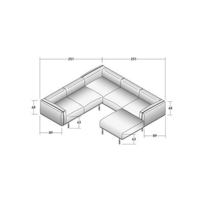 Binario Modular Sofa by Flou Additional Image - 19