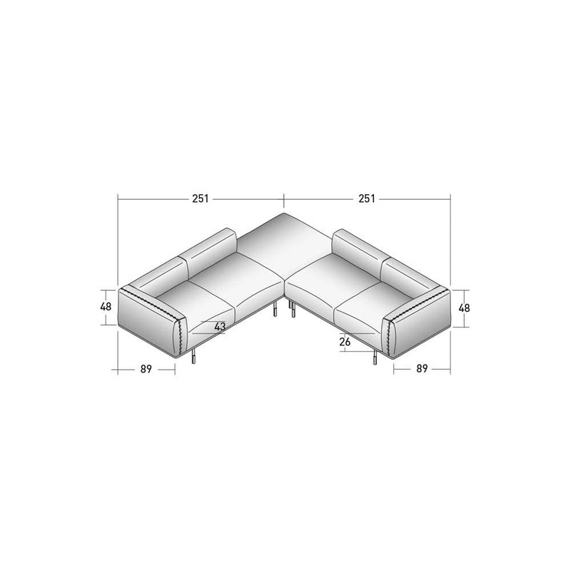 Binario Modular Sofa by Flou Additional Image - 20