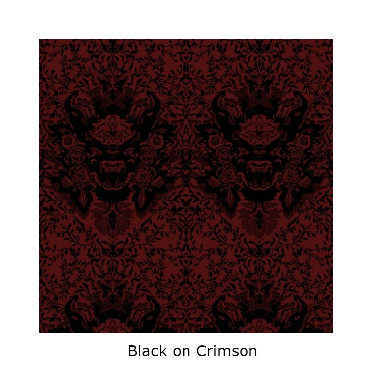 Devil Damask Fabric by Timorous Beasties