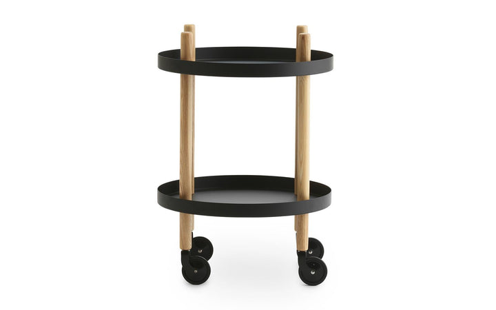 Block 17" Dia. Black Table