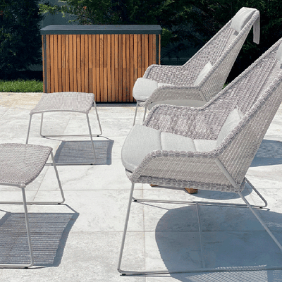 Breeze Footstool by Cane-line Additional Image - 4