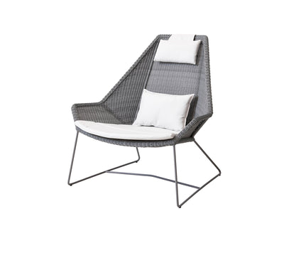 Breeze Highback Outdoor Lounge Chair by Cane-line