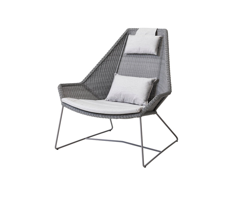 Breeze Highback Outdoor Lounge Chair by Cane-line