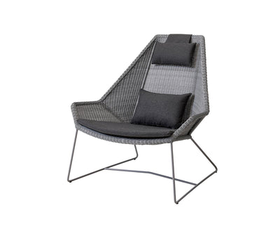 Breeze Highback Outdoor Lounge Chair by Cane-line
