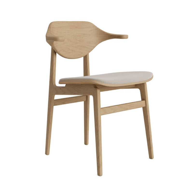 Bufala Chair Oak Front Upholstery by NOR11