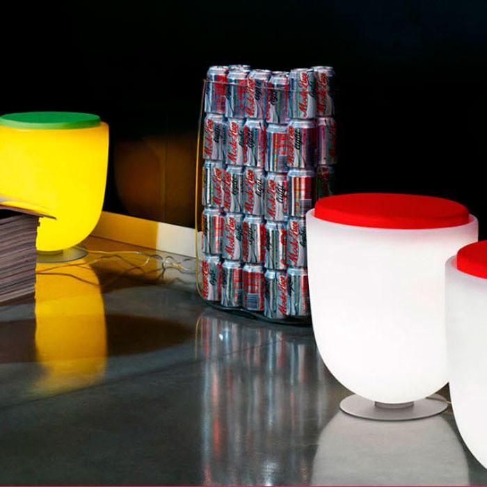 Campanone Lighted Ottoman by Modoluce