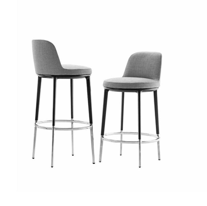 Quick Ship Caratos Bar and Counter Stool by Maxalto