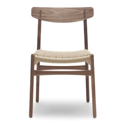 Quick Ship CH23 Dining Chair in Oiled Walnut by Carl Hansen & Son