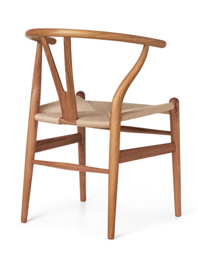 CH24 Wishbone Dining Chair in Teak by Carl Hansen & Son