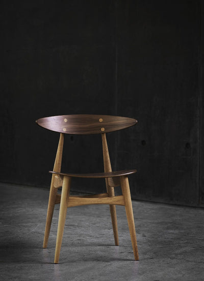 CH33T Chair with Wood Seat by Carl Hansen & Son