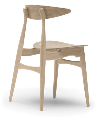 CH33T Chair with Wood Seat by Carl Hansen & Son