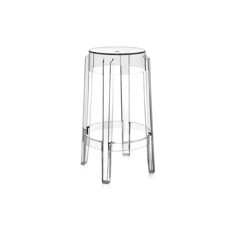 Charles Ghost Counter Stool (Set of 2) by Kartell