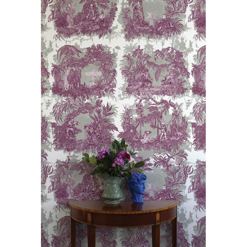 Chinoiserie Toile Wallpaper by Timorous Beasties - Additional Image 11