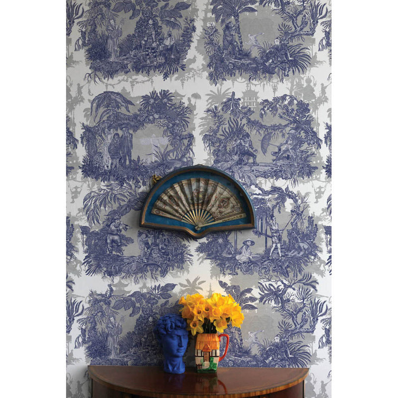Chinoiserie Toile Wallpaper by Timorous Beasties - Additional Image 9