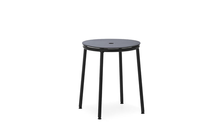 Circa Black Aluminum Stool