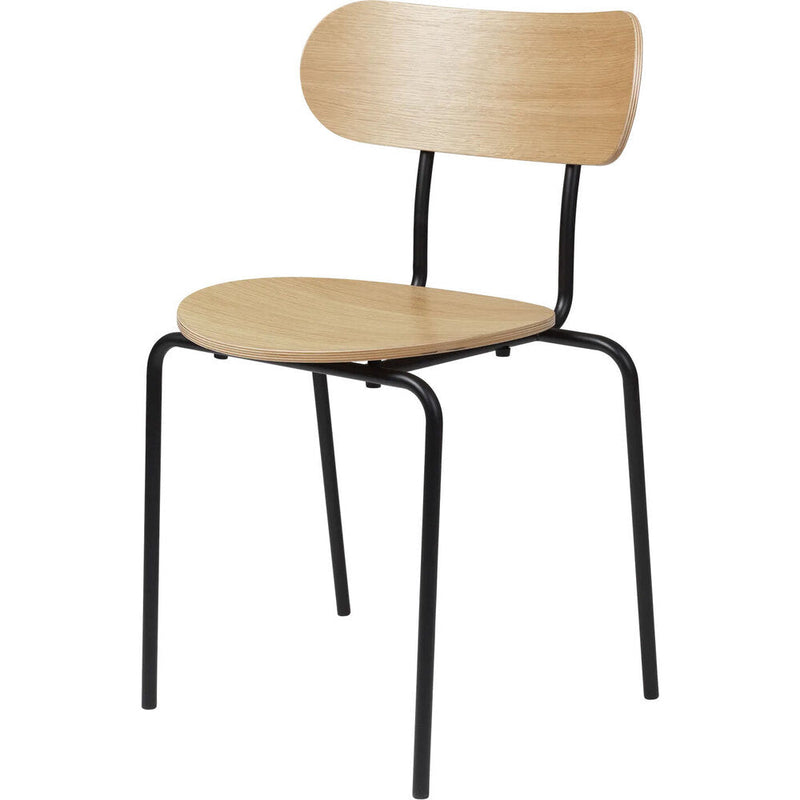 Coco Dining Chair Un-Upholstered & Stackable by Gubi