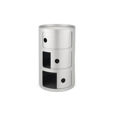 Componibili Big Modular Round Storage Unit with 3 Short Components by Kartell - Additional Image 3
