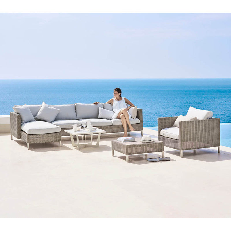 Connect Chaise Lounge Module Sofa by Cane-line Additional Image - 7