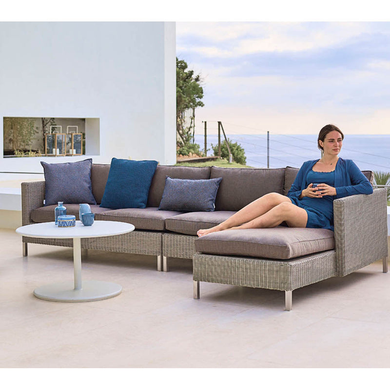 Connect Chaise Lounge Module Sofa by Cane-line Additional Image - 8