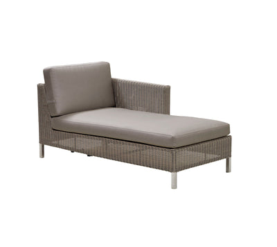 Connect Outdoor Chaise Lounge Module Sofa by Cane-line