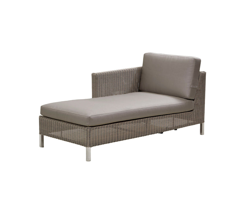 Connect Outdoor Chaise Lounge Module Sofa by Cane-line