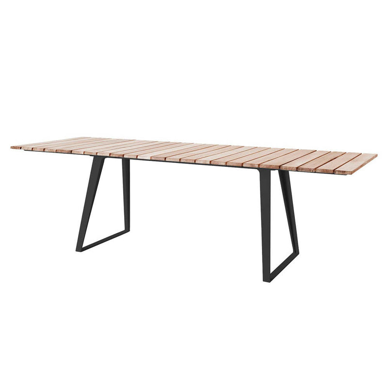 Copenhagen Dining Table, Included 2 Extension Leaves 95.66x33.07 Inch by Cane-line