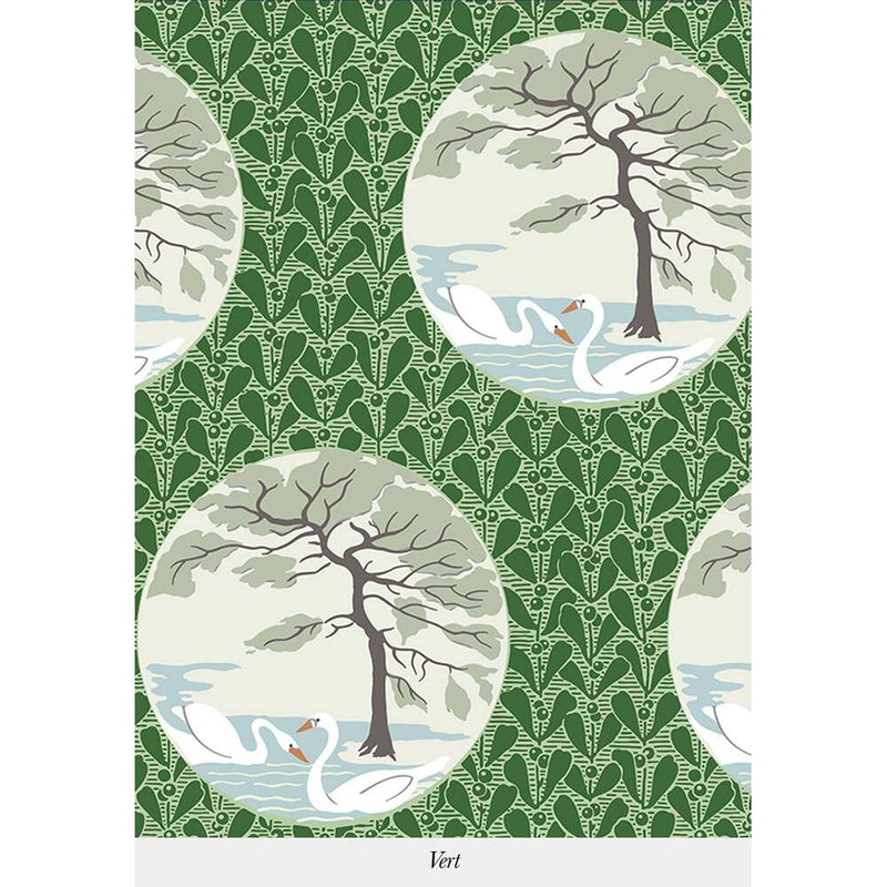 Corot Ponds Wallpaper by Isidore Leroy - Additional Image - 1