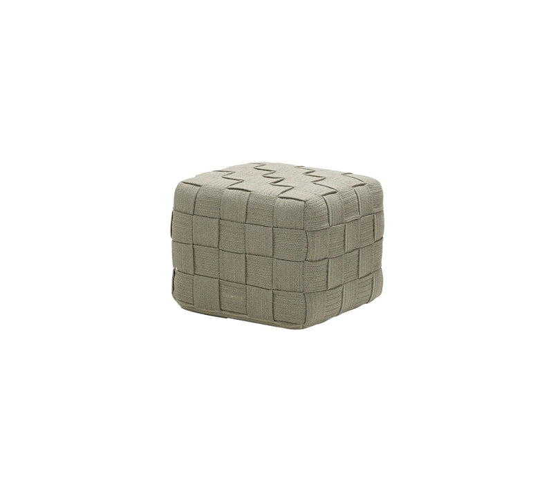 Quick Ship Cube Outdoor Footstool by Cane-line