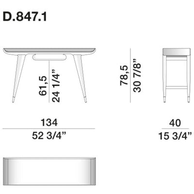 D.847.1 Console by Molteni & C - Additional Image - 5