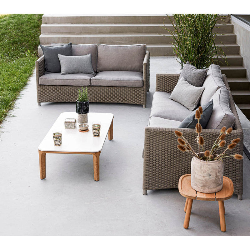 Diamond 2-Seater Sofa Included Cushion Set Cane-line Soft Rope, Taupe by Cane-line Additional Image - 7