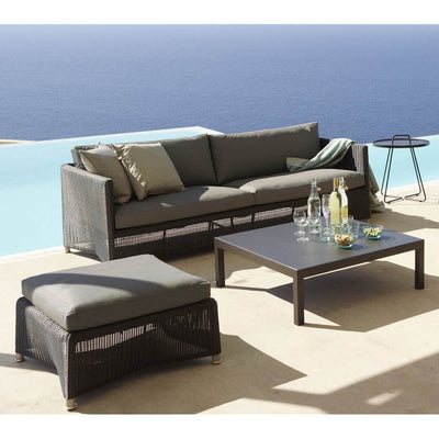 Diamond 3-Seater Sofa Included Cushion Set Cane-line Weave, Graphite by Cane-line Additional Image - 1